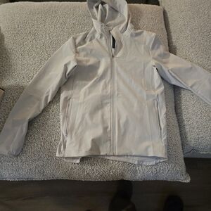 Light Gray Hooded Jacket